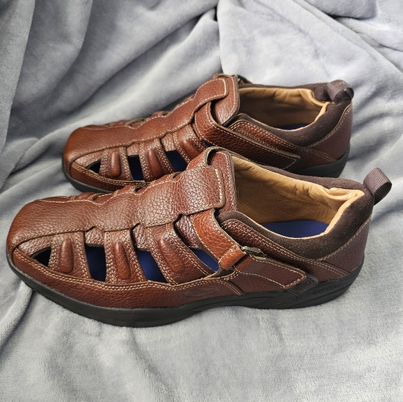 NEW - Dr. Comfort Fisherman - Men\'s Fisherman Sandals - Size 13W - Chestnut main image 7
